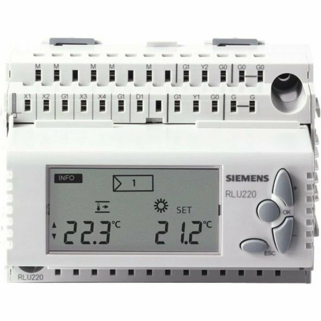 Siemens RLU220 - Универсальный контроллер, 1 контур регулирования, 2 аналоговых выхода
